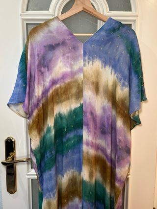 Vestido Zara multicolor con brillos Talla XS