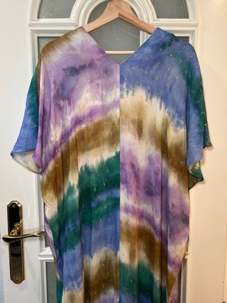 Vestido Zara multicolor con brillos Talla XS