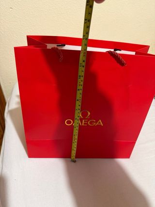 Bolsa de regalo Omega roja
