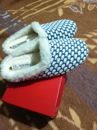 Zapatillas Norten Mujer Azul/Blanco Nuevas