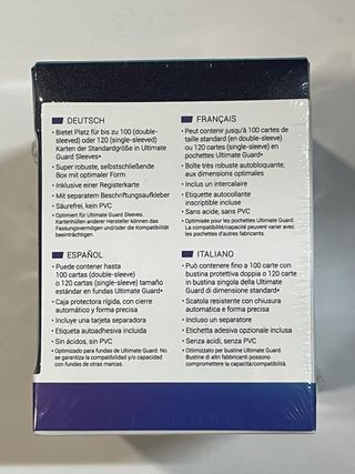 Ultimate Guard Caja Cartas 100+ Azul