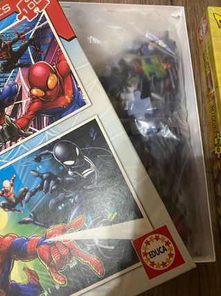 2 Puzzles: Spiderman y Dragon Ball