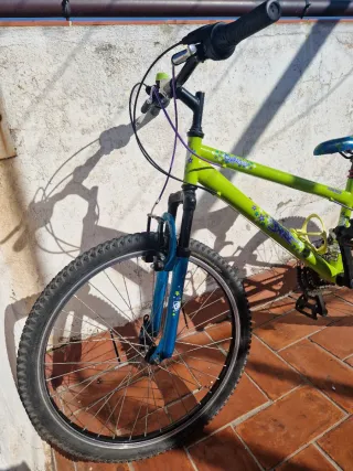 Bicicleta niña 24 verde