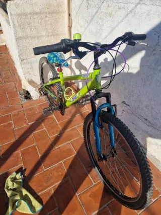 Bicicleta niña 24 verde