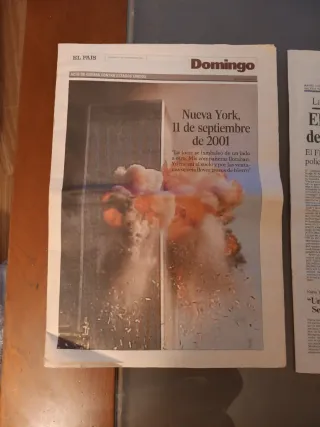 Lote histórico: periódicos El País 11-S 2001