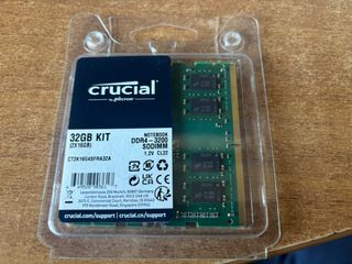 Crucial RAM DDR4 32GB (2x16GB) 3200MHz SODIMM