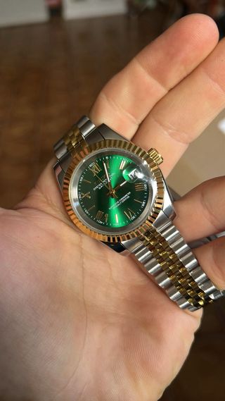 Reloj Seiko bicolor esfera romana