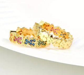 Anillo TOUS Oso Multicolor