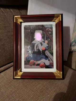 Marco de fotos antiguo