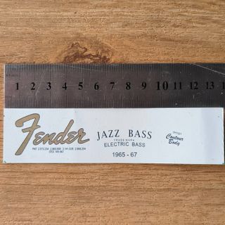 #08#Decal Fender Jazz Bass 1965-67