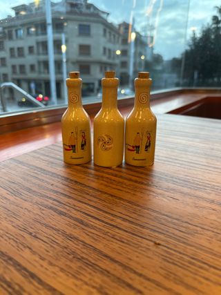 Mini Botella Licor Orujo Sanxexno Cerámica