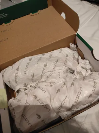 Zapatillas Lacoste Mujer Blancas y Beige