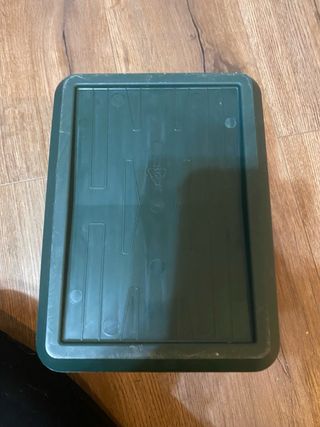 Cubo Almacenaje Verde Plástico