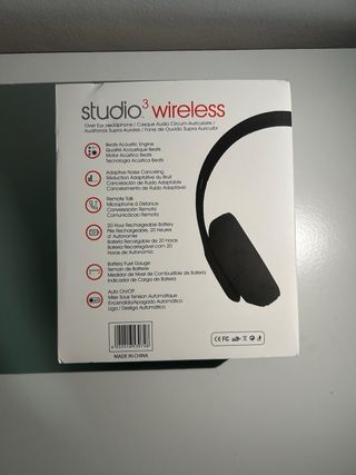 Auriculares Beats Studio3 Wireless Negros