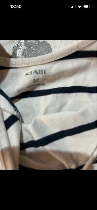 2 Magliette Premaman (Nera e a Righe)