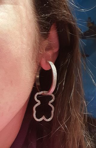 Pendientes TOUS Oso Plata