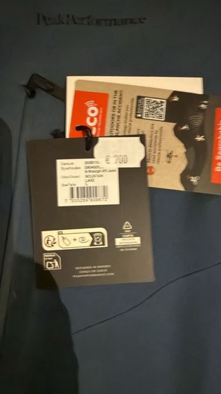 Chaqueta de esquí Peak Performance azul hombre