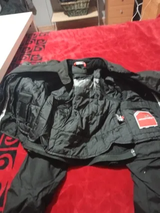 Traje Moto Mujer Talla S Negro