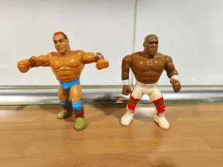 Lote 7 WWF Hasbro con Hulk Hogan Rick Flair