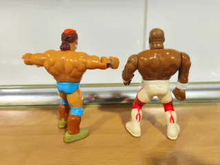 Lote 7 WWF Hasbro con Hulk Hogan Rick Flair