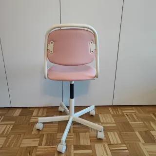 Silla de escritorio infantil rosa
