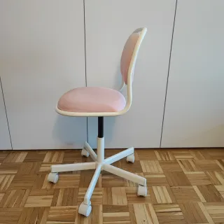 Silla de escritorio infantil rosa