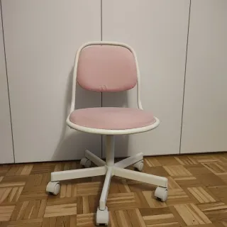 Silla de escritorio infantil rosa