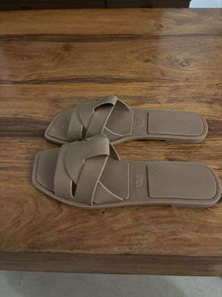 Sandalias Zara Beige