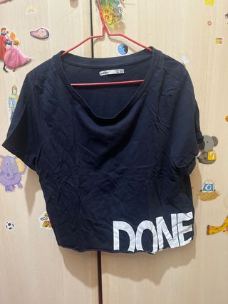 Camiseta negra DONE Talla XL