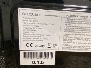 Microondas Cecotec ProClean 3010