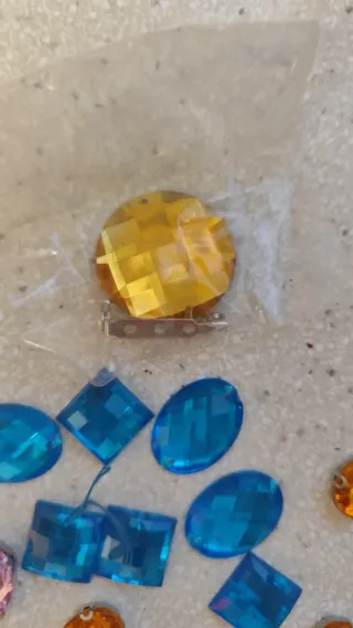 Lote abalorios para decoración