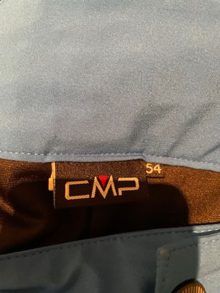 Pantalón de esquí CMP azul con tirantes talla 54