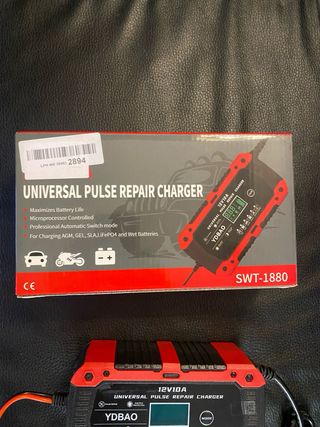 Cargador Batería Coche YDBAO 12V 10A