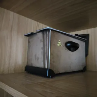 Freidora de acero inoxidable