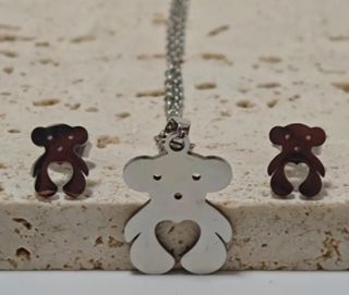 Pack Tous Oso Corazón Plata