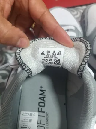 Deportivas Puma Hombre Gris y Blanco