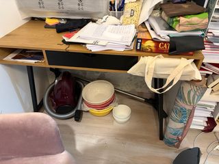 Escritorio moderno madera y metal