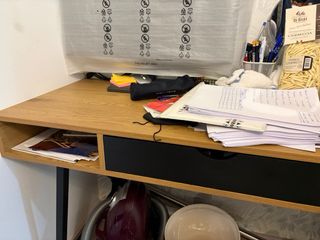 Escritorio moderno madera y metal