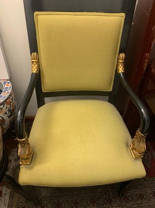 Mesa Comedor Madera Nudo Extensible con sillas