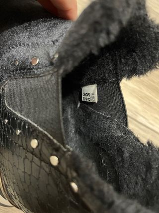 Botines Gissopo Negros Piel Sintética