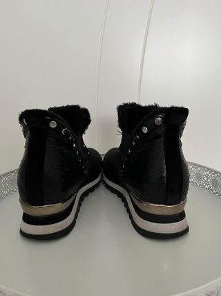 Botines Gissopo Negros Piel Sintética