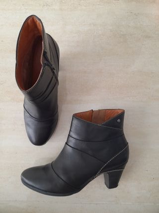 Botines Pikolinos Piel Talla 38 Negro