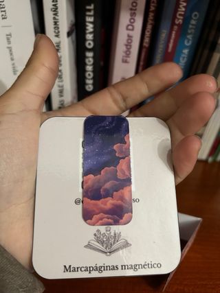 Marcapáginas magnético personalizado