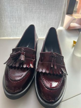 Zapatos charol granate PICCOLA PIU talla 37