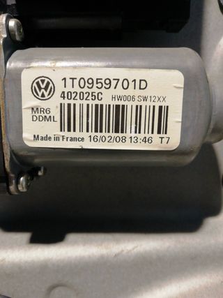 ELEVALUNAS DELANTERO IZQUIERDO VOLKSWAGEN CADDY KA/KB (2K) (2)