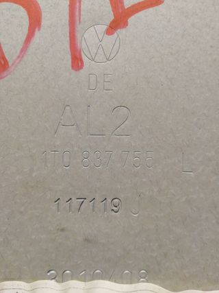 ELEVALUNAS DELANTERO IZQUIERDO VOLKSWAGEN CADDY KA/KB (2K) (2)