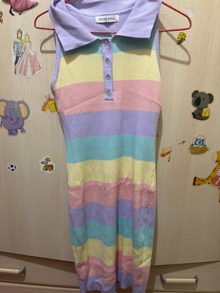 Vestido Vince Otto multicolor