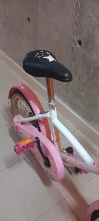 Bici infantil rosa BTWIN