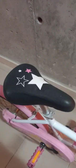 Bici infantil rosa BTWIN