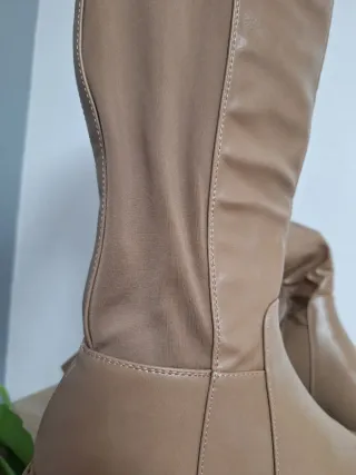 Botas altas Anna Field beige